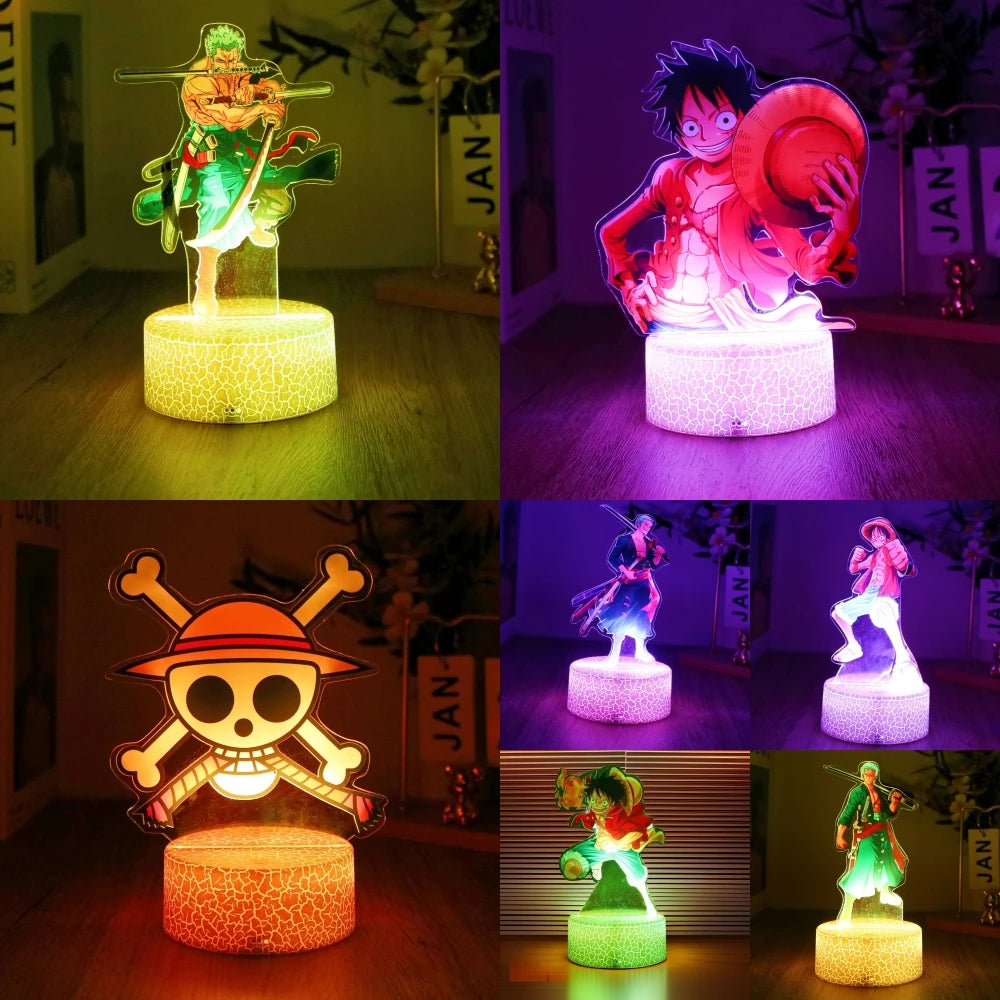 One Piece LED Anime Lamp
