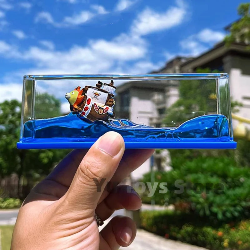 One Piece Thousand Sunny 3D Fluid Ship Display