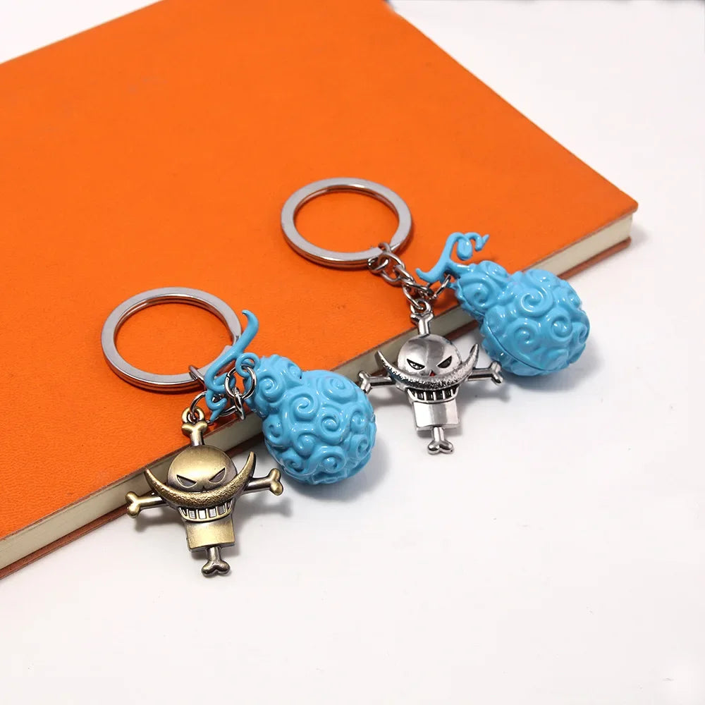 One Piece Metal Keychain