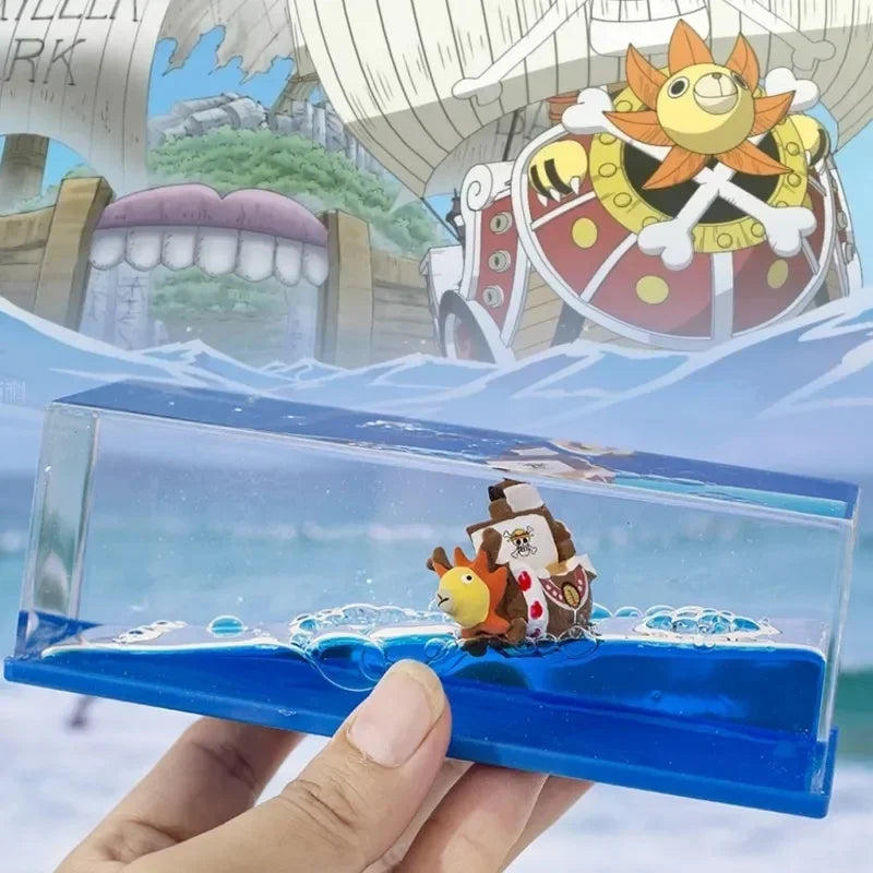 One Piece Thousand Sunny 3D Fluid Ship Display