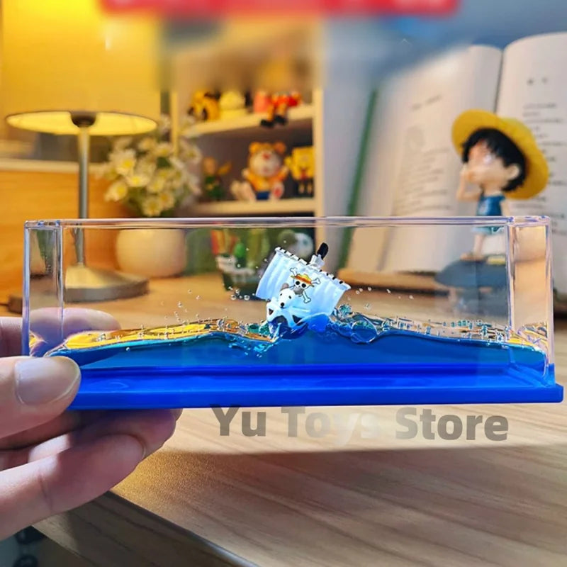 One Piece Thousand Sunny 3D Fluid Ship Display