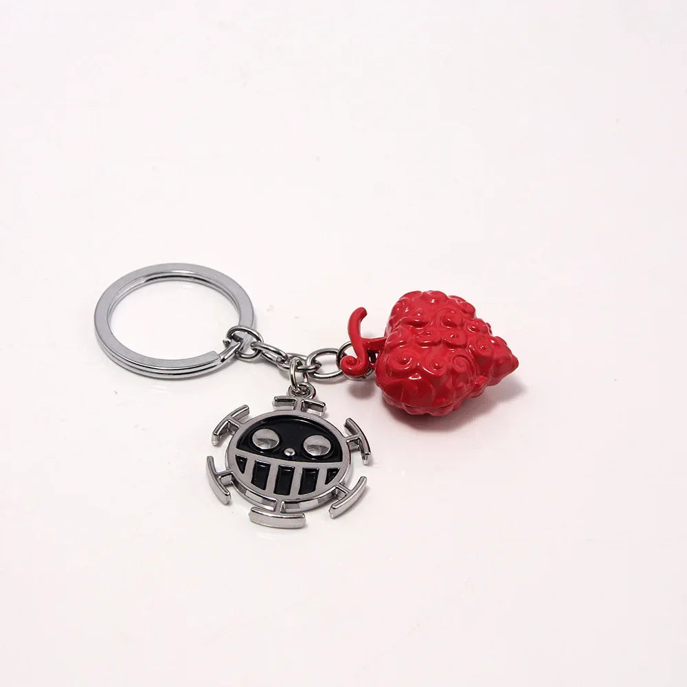 One Piece Metal Keychain